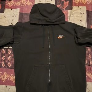 CAMO GREEN NIKE FLEECE ZIP UP